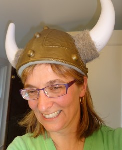 My costume. Not Mardi Gras, but Immortal Vikings!